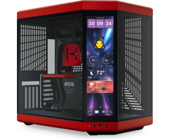 HYTE Y70 Touch Infinite Midi Tower Black, Cherry colour