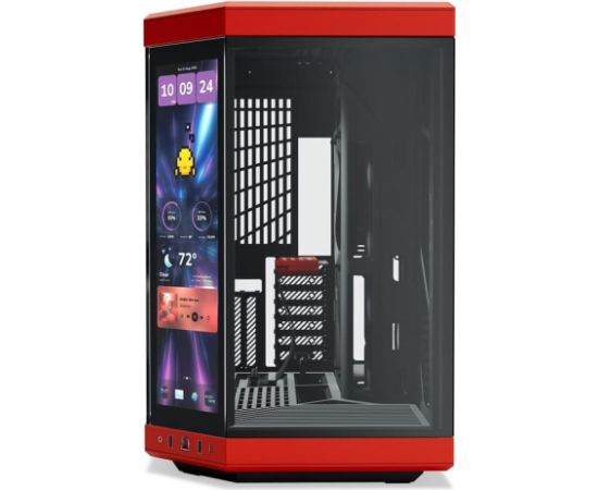 HYTE Y70 Touch Infinite Midi Tower Black, Cherry colour