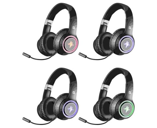 HEADPHONES DEFENDER BLUETOOTH FREEMOTION B571 BLACK LED