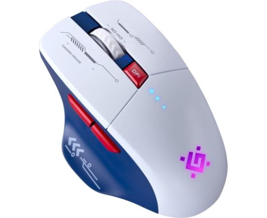 MOUSE DEFENDER GM-126 TISA RF+BT OPTIC 1600dpi 6P WHITE