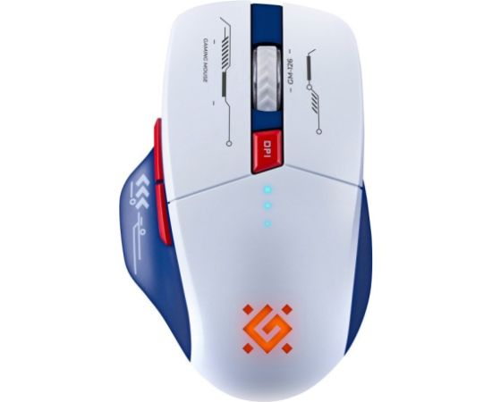 MOUSE DEFENDER GM-126 TISA RF+BT OPTIC 1600dpi 6P WHITE