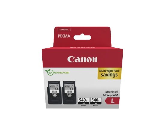 Canon PG-540L (5224B020) Ink Cartridge Multipack, Black