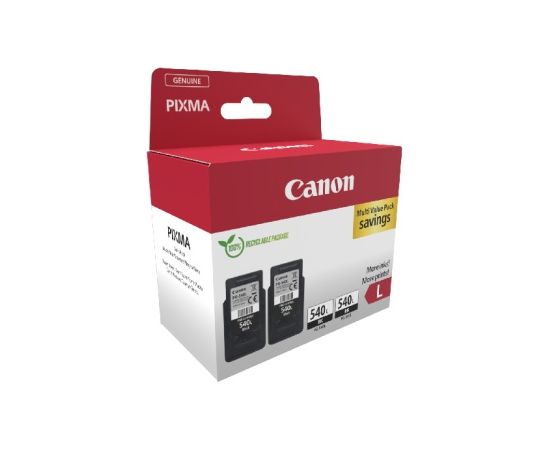 Canon PG-540L (5224B020) Ink Cartridge Multipack, Black