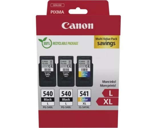 Canon PG-540L/CL-541XL (5224B017) Ink Cartridge Multipack, BK/CMY