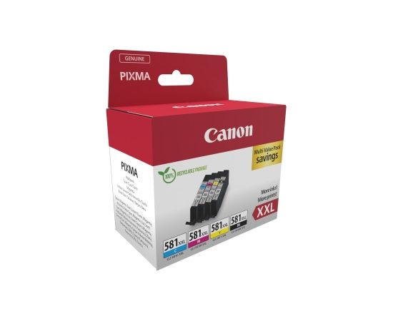 Canon CLI-581XXL (1998C007) Ink Cartridge Multipack, C/M/Y/BK