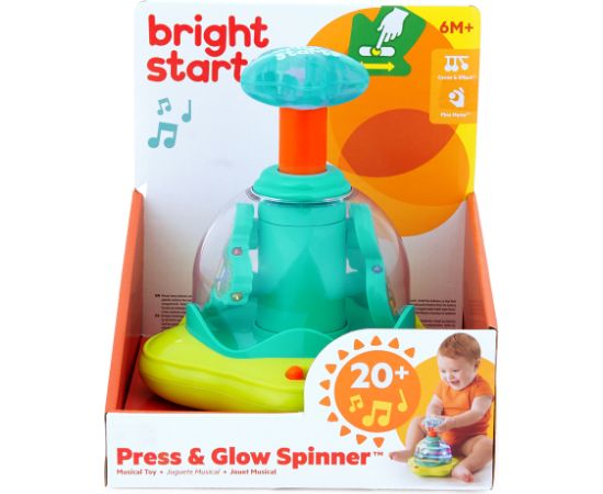 BRIGHT STARTS spinner Press & Glow, 10042