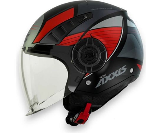 Axxis Helmets, S.a Metro Bird (XL) B5 Red ķivere