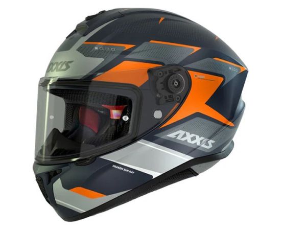 Axxis Helmets, S.a Draken SUNRAY (S) C4 FluorOrangeMat ķivere