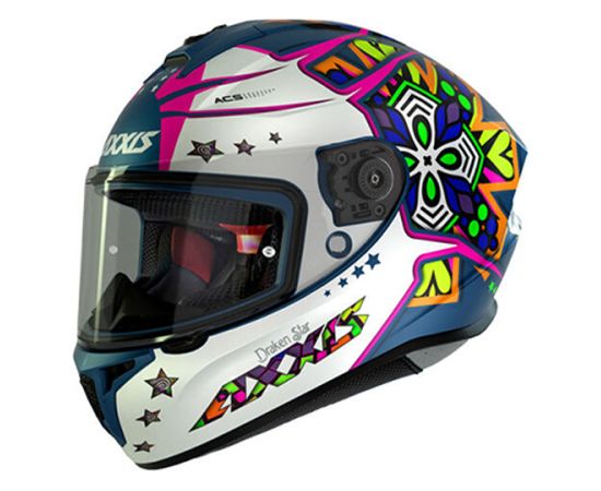 Axxis Helmets, S.a Draken STAR (L) C7 BlueMat ķivere