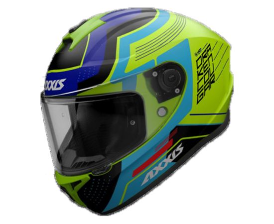 Axxis Helmets, S.a Draken COUGAR (XS) C3 FluorYellowMat ķivere