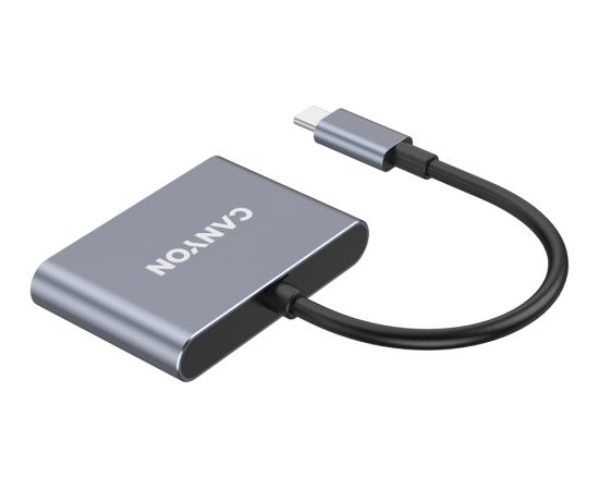 CANYON hub DS-3 3in1 USB-C Dark Grey