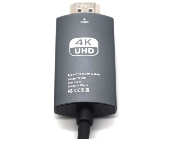 RoGer USB-C to HDMI UltraHD 4K@60Hz Kabelis 1.8m