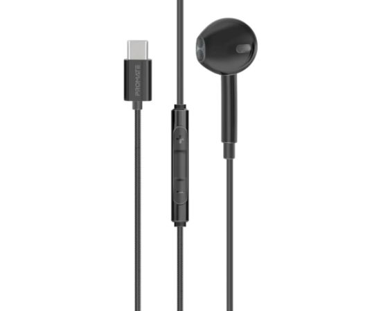 Promate MonoPod Dynamic Mono In-Ear Vadu Austiņas USB-C / 1.2m