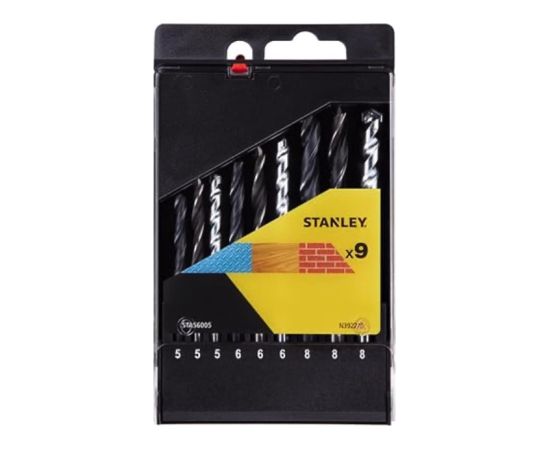 Urbju komplekts Stanley STA56005-QZ; 5-8 mm; 9 gab.