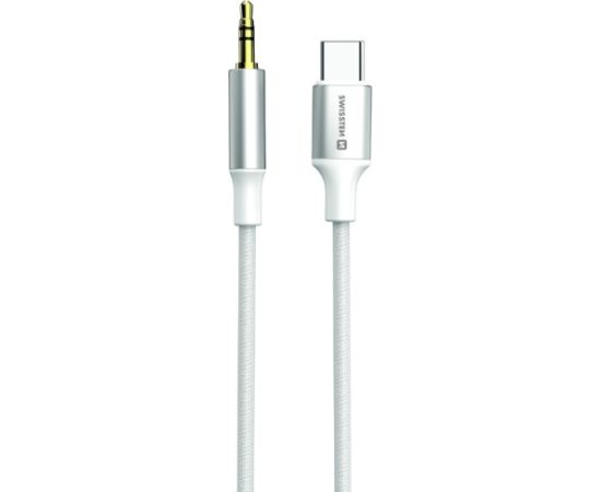 Swissten Audio Adapter Textile Aудио адаптер USB-C - 3.5mm Kабель 1.5m