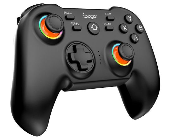 iPega PG-9115 Bluetooth RGB Universāls Bezvadu Spēļu Kontrolieris priekš Android / iO / PS3 / PS4 / PC / N-Switch ar Turētāju Viedtālrunim