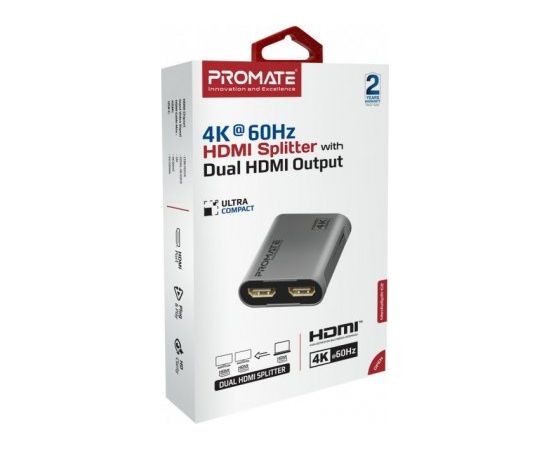 PROMATE MediaSplit-C2 4K@60Hz HDMI Splitter Адаптер