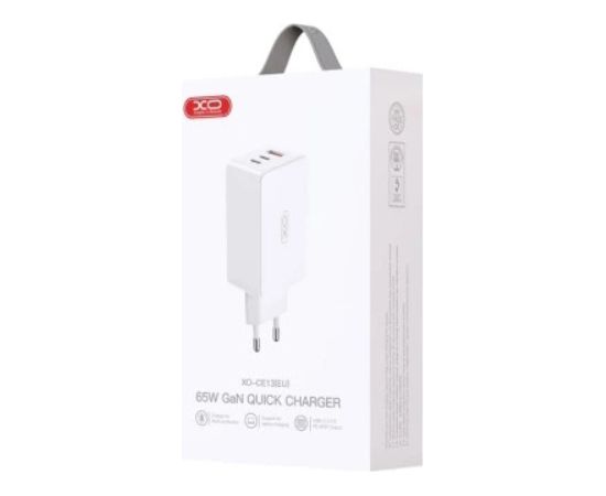 XO CE13 USB - USB-C Зарядное Устройство 65W