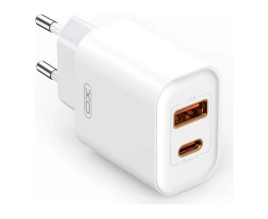 XO CE12 USB - USB-C Зарядное Устройство 20W