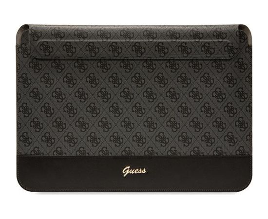 Guess Sleeve GUCS14PS4SGK 14" czarny| black 4G Stripe Metal Logo