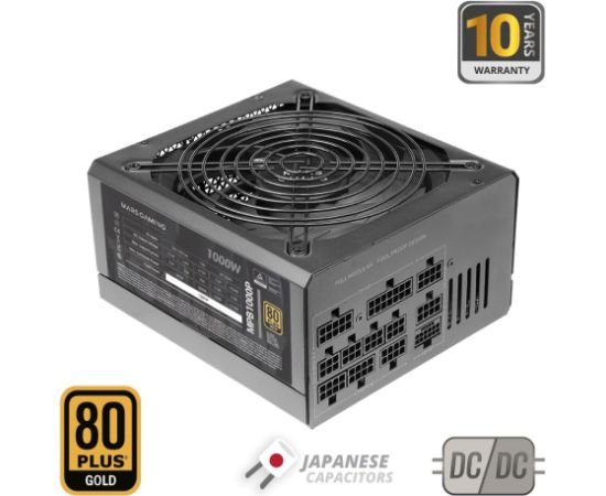 Tacens Mars Gaming MPB1000P power supply unit 1000 W 24-pin ATX ATX Black