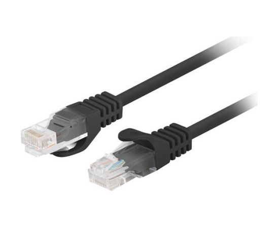 Lanberg PCU6-20CC-0200-BK networking cable Black 2 m Cat6 U/UTP (UTP)