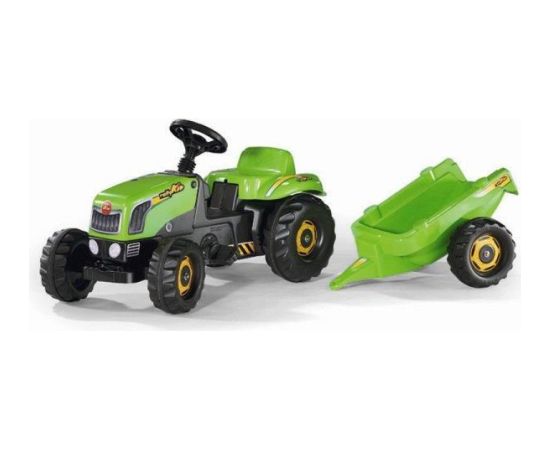 Rolly Toys Traktor Rolly Kid zielony z przyczepą (5012169)