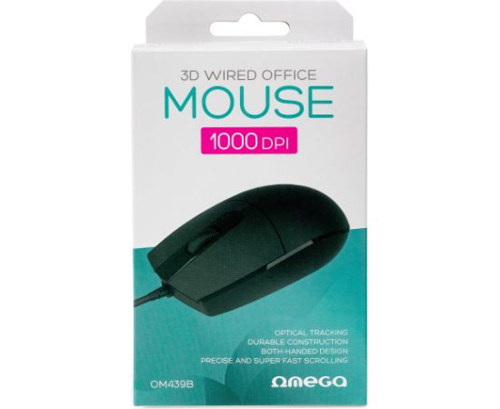 Omega mouse OM-439 Basic, black