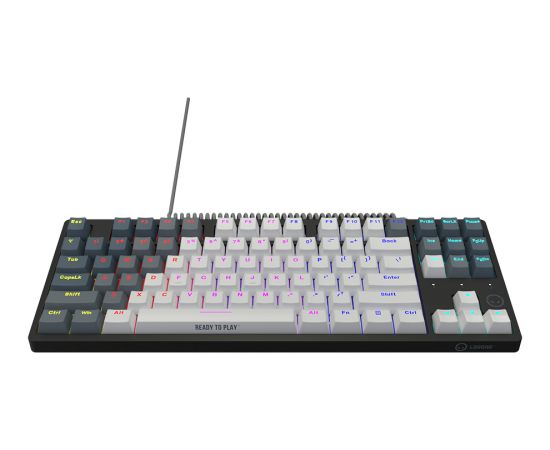 LORGAR Azar 514TKL, Wired RGB mechanical gaming keyboard, white, EN layout