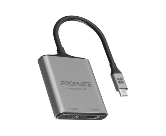 Promate MediaLink-H2 Adapter USB-C to Dual HDMI UltraHD