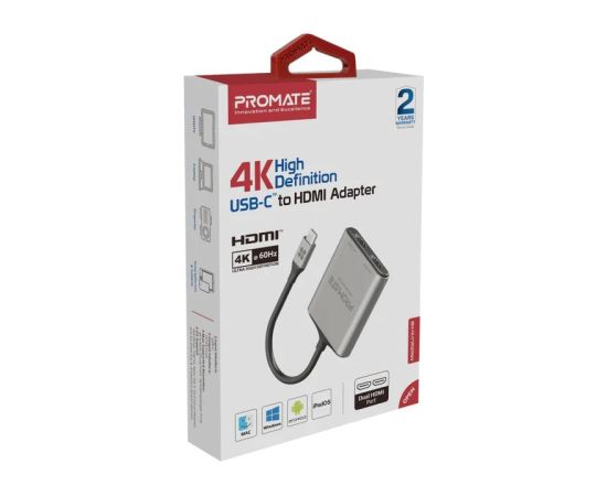 Promate MediaLink-H2 Adapter USB-C to Dual HDMI UltraHD