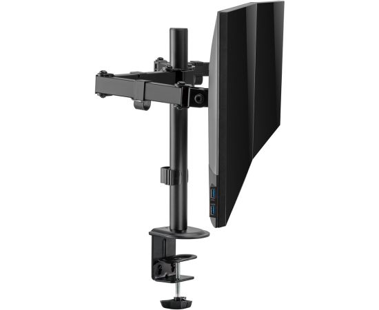 Maclean desk mount for 2 monitors, VESA 75x75 and 100x100, 17-32", 2x 9kg, MC-754N