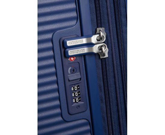 Soundbox walizka średnia American Tourister - midnight navy