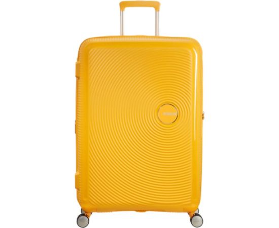 Walizka duża American Tourister Soundbox - golden yellow