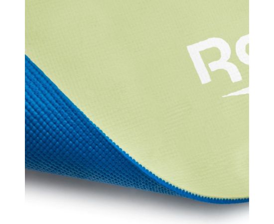 Yoga mat REEBOK RAYG-11060BLGN double sided blue/green