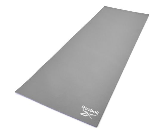 Yoga mat REEBOK RAYG-11060PLGR double sided purple/grey