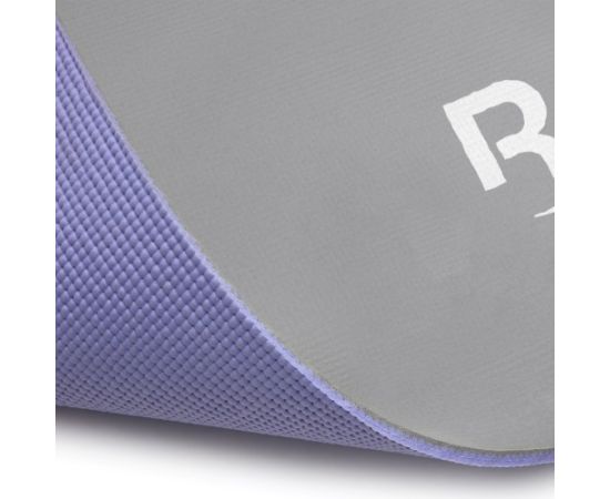 Yoga mat REEBOK RAYG-11060PLGR double sided purple/grey