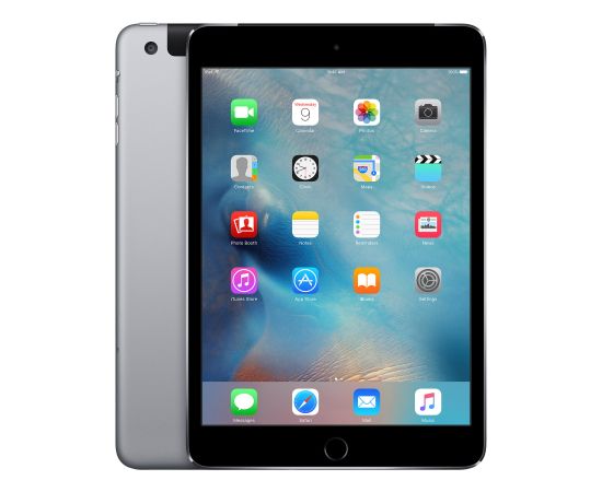 Apple iPad Mini 4 7.9" 64GB WiFi + Cellular - Space Gray (Atjaunināts, stāvoklis Ļoti labi)