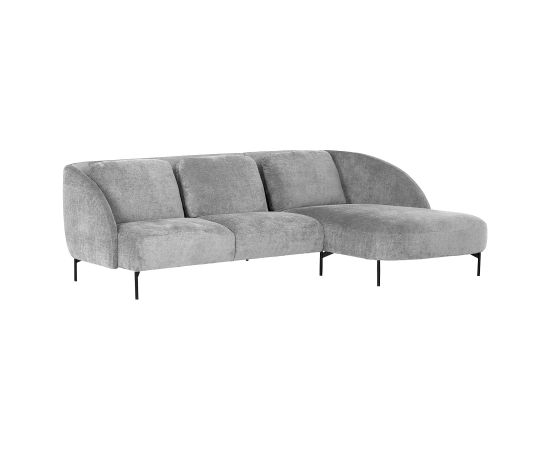 Corner sofa ASHLEY PN light grey