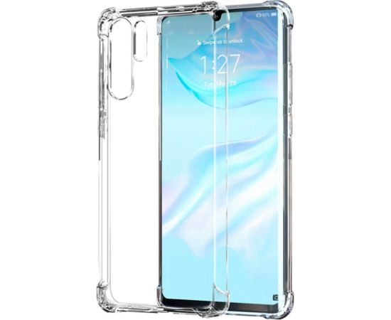 Evelatus Huawei  P30 Lite Military Shockproof Silicone Case TPU Transparent