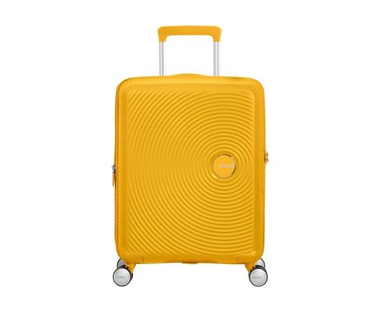 Kabinowa walizka American Tourister Soundbox EXP - golden yellow