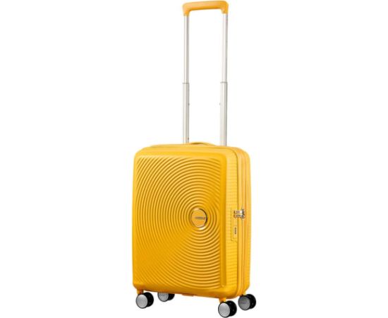 Kabinowa walizka American Tourister Soundbox EXP - golden yellow