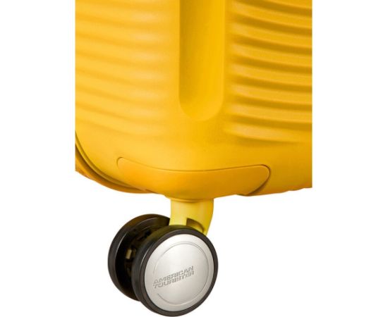 Kabinowa walizka American Tourister Soundbox EXP - golden yellow