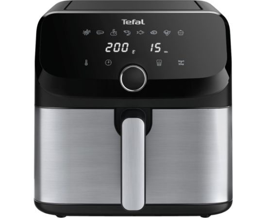 Tefal Easy Fry Mega EY855D10 fryer Single 7.5 L Stand-alone 2020 W Hot air fryer Black, Stainless steel