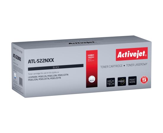 Activejet ATL-522NXX toner (replacement for Lexmark 52D2X00 (522X); Supreme; 45000 pages; black)