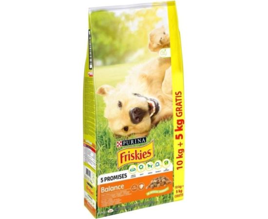 PURINA FRISKIES BALANCE Dog Chkn&Veg 10+5kg