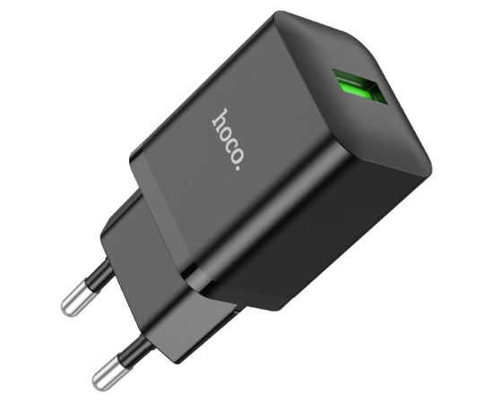 Сетевая зарядка Hoco N26 18W USB-A черная