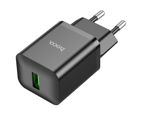 Сетевая зарядка Hoco N26 18W USB-A черная