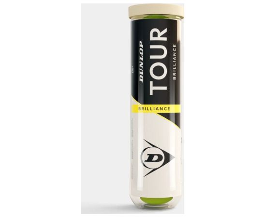 Tennis balls DUNLOP TOUR BRILLIANCE MidRange 4-tube ITF