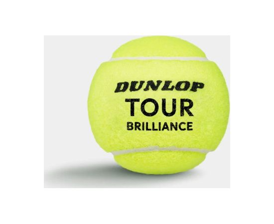 Tennis balls DUNLOP TOUR BRILLIANCE MidRange 4-tube ITF